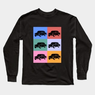 Black car vintage Long Sleeve T-Shirt